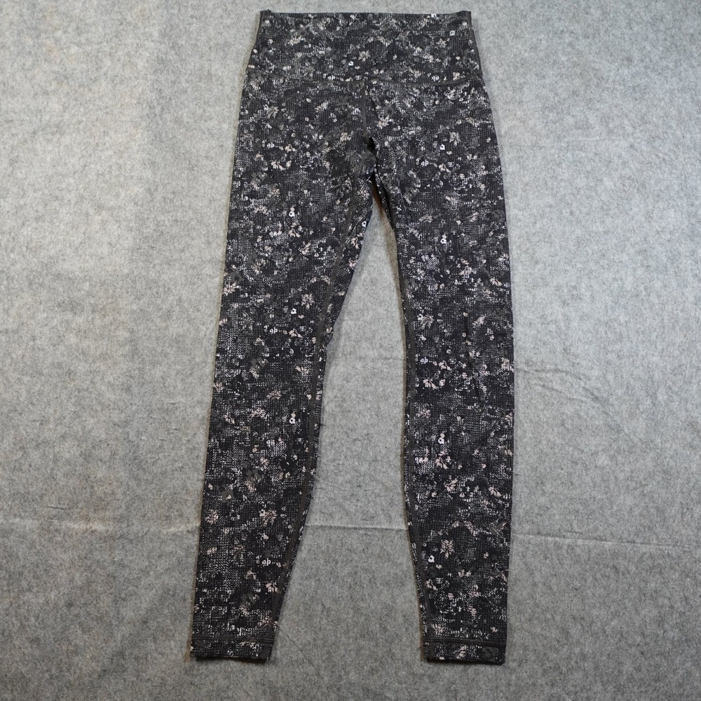 8 Lululemon Wunder Under Equalized Multi Leggings size 8